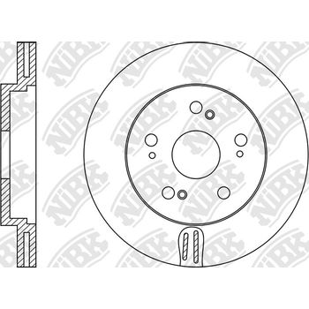 Диск тормозной передний Honda CRV 2/3