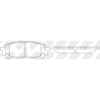 Колодки тормозные задние Subaru Impreza/Forester