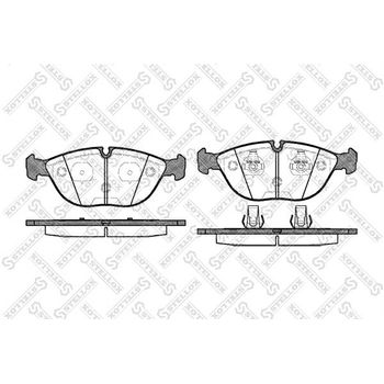 Колодки тормозные передние BMW/AUDI/Mercedes/VW