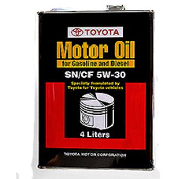 Масло моторное Toyota Motor Oil SN/CF 5W30 синт,