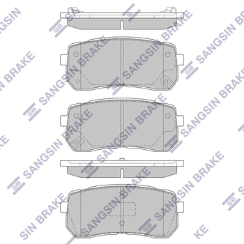 Колодки тормозные задние Hyundai H1/Starex/Ix55