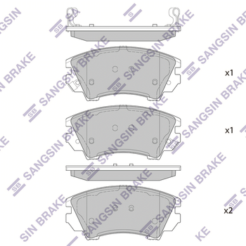 Колодки тормозные передние Insignia/Astra J/GTC/Zafira C/Saab 9-5 седан II/Chevrolet Malibu IV/