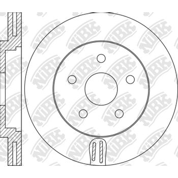 Диск тормозной передний Nissan Qashqai/XTrail/Juke