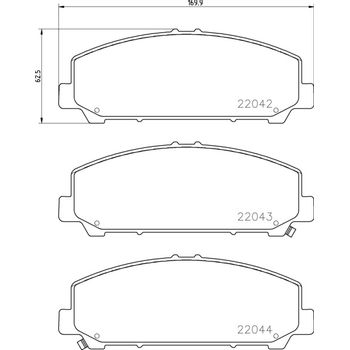 Колодки тормозные передние Infiniti QX56/Nissan Pathfinder R51