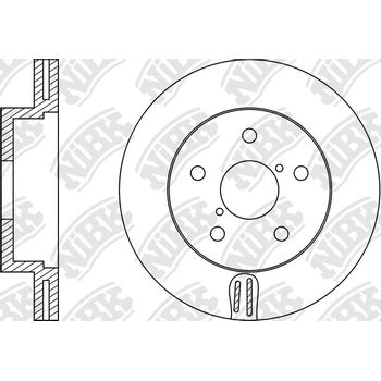 Диск тормозной передний Subaru Impreza/Outback