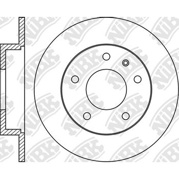 Диск тормозной задний Audi/Seat/Skoda/VW