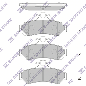 Колодки тормозные задние Toyota Camry/Avalon/Aurion