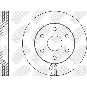 Диск тормозной передний Nissan Navara/ Pathfinder