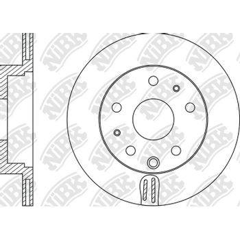 Диск тормозной задний Mazda CX7