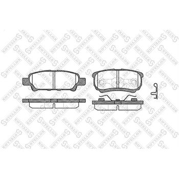 Колодки тормозные задние Mitsubishi Lancer/Outlander /Chrysler Sebring/