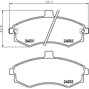 Колодки тормозные передние Cerato/Elantra