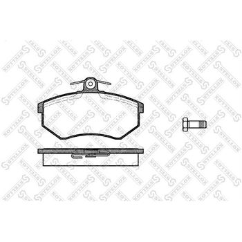 Колодки тормозные передние Audi/VW/Chery