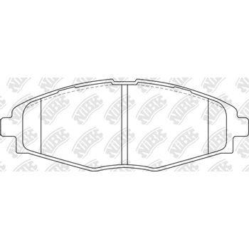 Колодки тормозные передние Matiz/Spark/Lanos/Nexia