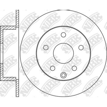 Диск тормозной задний Nissan Teana/Juke/Qashqai