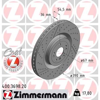 Диск тормозной передний RH GL 63 AMG 4-matic