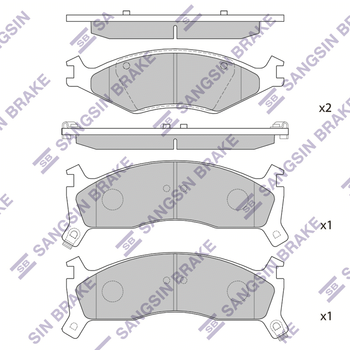 Колодки тормозные передние Kia Sportage