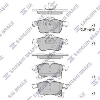 Колодки тормозные передние Opel Astra H/G/J/Corsa C/D/Meriva A/B/ Zafira B