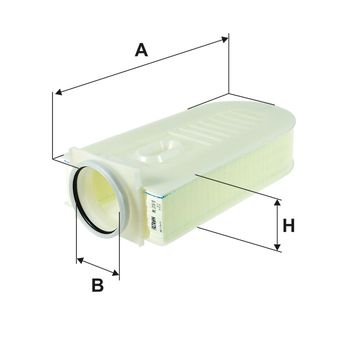 Фильтр воздушный MB W204/212/166/221