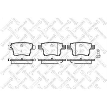 Колодки тормозные задние Ford Mondeo 3/Jaguar X-Type (X400)/BYD (M6,S6)