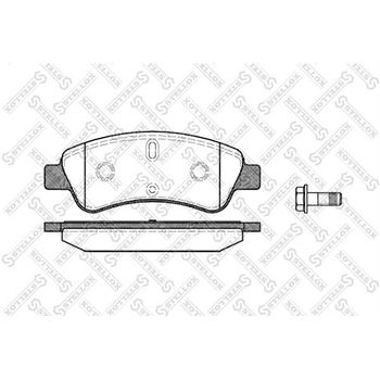 Колодки тормозные передние Peugeot/206/207/208/301/307/Partner/Citroen C2/C3/C4/Berlingo/Xsara