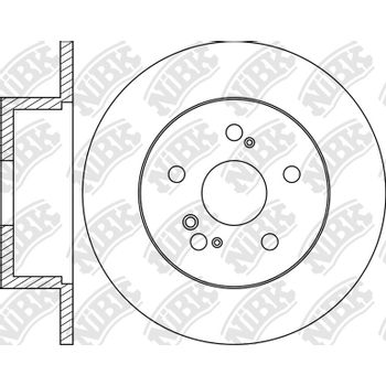 Диск тормозной задний Toyota NOAH / IPSUM