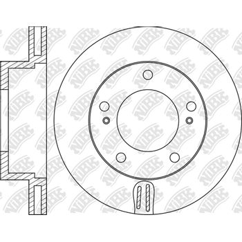 Диск тормозной передний Toyota LC J200/Lexus 570