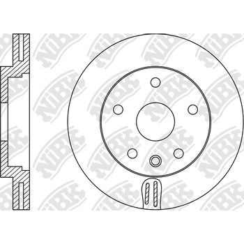 Диск тормозной передний Chevrolet Cruze/Astra J