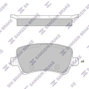 Колодки тормозные задние Ford S-Max/Volvo S60/S80/V70/XC60/XC70/Freelender 2