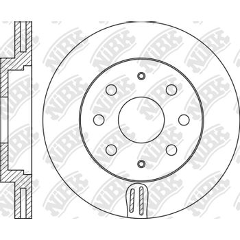 Диск тормозной передний Fiat Grande Punto/Opel Corsa