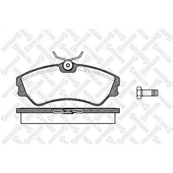 Колодки тормозные передние VW Transporter/Kombi