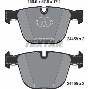 Колодки тормозные задние BMW 3/5/7/X5