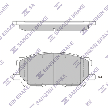 Колодки тормозные передние RX300 03