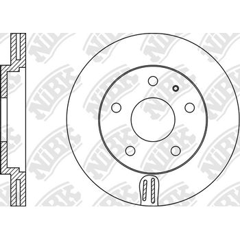 Диск тормозной передний Audi A3/Seat ibiza/leon/Skoda Fabia/Octavia/VW Golf/Polo