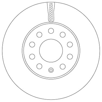 Диск тормозной передний SKODA AUDI 276 (DF6903S,RN1661,9C54711)