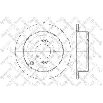 Диск тормозной задний Hyunday Tuscon/Santafe/Sportage/ix35