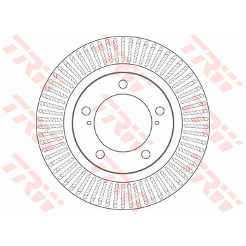 Диск тормозной передний Toyota LC J200/Lexus 570