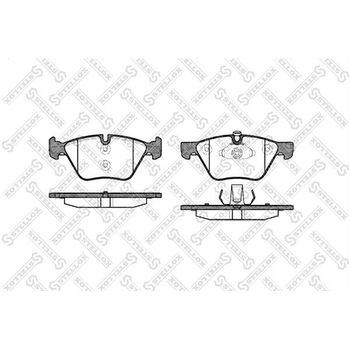 Колодки тормозные передние BMW E90/E92/E60/E61