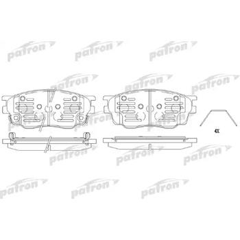 Колодки тормозные передние Mazda 6