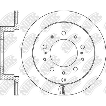 Диск тормозной задний Toyota LC J200/Lexus 570