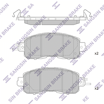 Колодки тормозные передние Nissan Teana 14