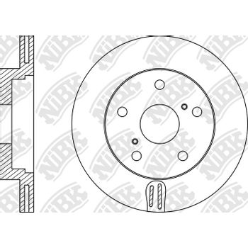 Диск тормозной передний Toyota TownAce Noah, Estima