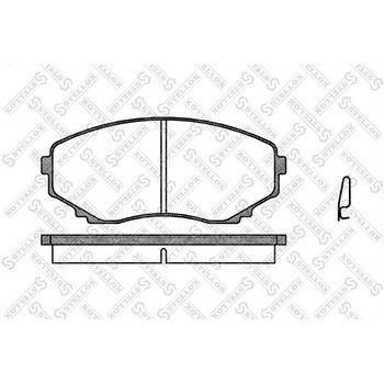 Колодки тормозные передние Mazda Bongo III/MPV