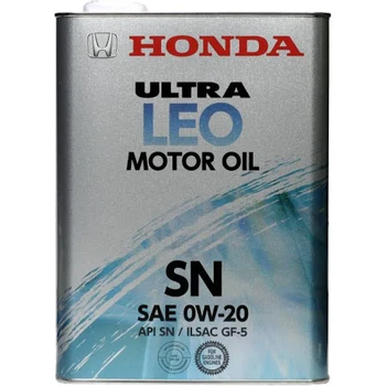 Масло моторное Honda Ultra LEO SN/GF5 0W20 синт,