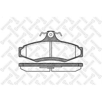 Колодки тормозные задние Acura Integra/Daewoo Leganza