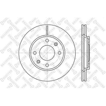 Диск тормозной передний PEUGEOT 306/Citroen AX/Xsara