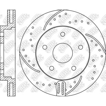 Диск тормозной передний Ford Focus 2/3/C-Max/Volvo/S40/C30/C70/V50