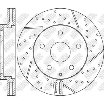 Диск тормозной передний Mazda CX5/6 13