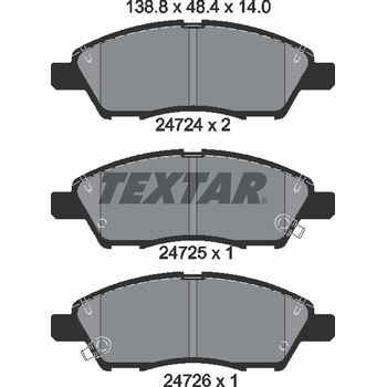 Колодки тормозные передние Nissan Atlas