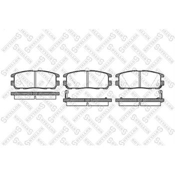 Колодки тормозные задние Great Wall Hover H3/5/Isuzu Trooper/Opel Frontera/Monterey A/B