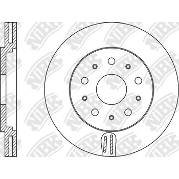 Диск тормозной передний SKODA Roomster / Rapid